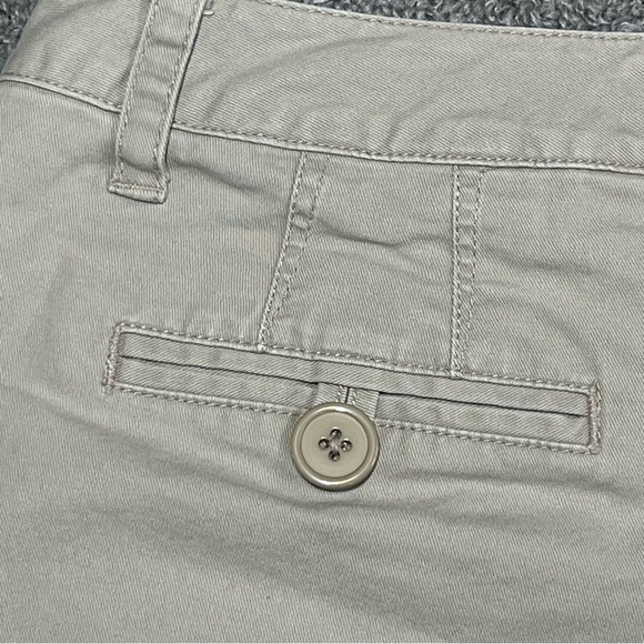 Vintage Talbots Stretch Capri Pants Womens Size 2 Petite Beige Pockets - Picture 8 of 10
